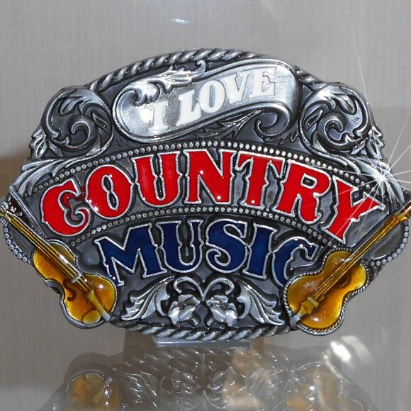 New Unisex Country Music Buckle - Picture 1 of 3